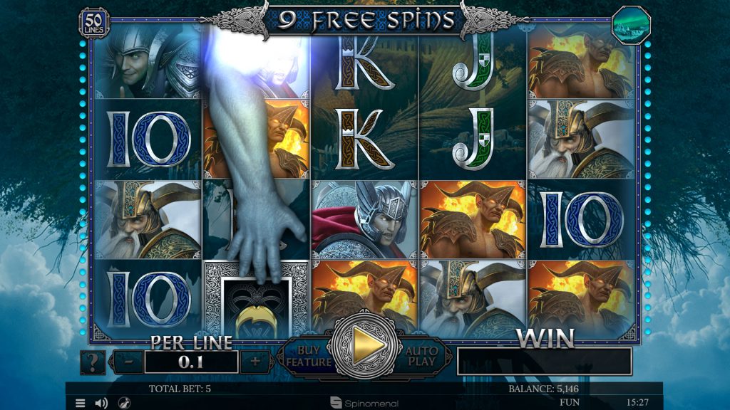 Free spins Jotunheim - Expanding Wild feature
