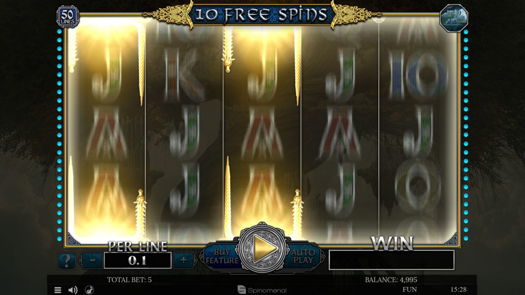 Free spins Midgard - Synced Reels feature